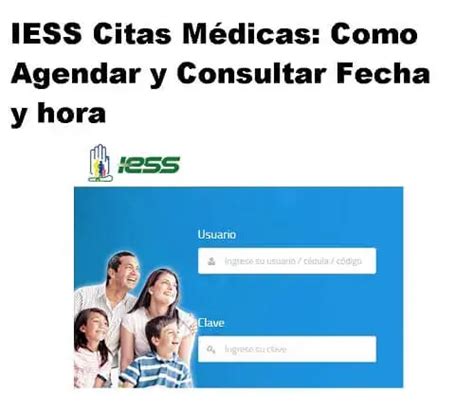 agenda de citas medicas iess|IESS Citas médicas: Agendar y consultar cita por。